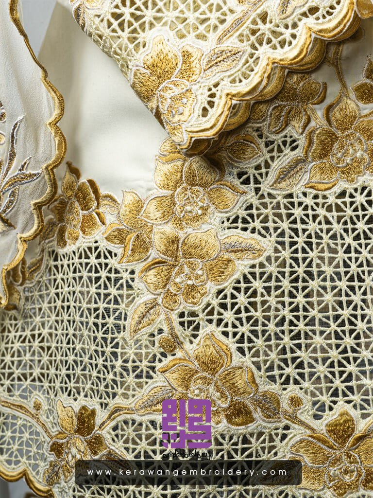 Motif Sulam Orkid