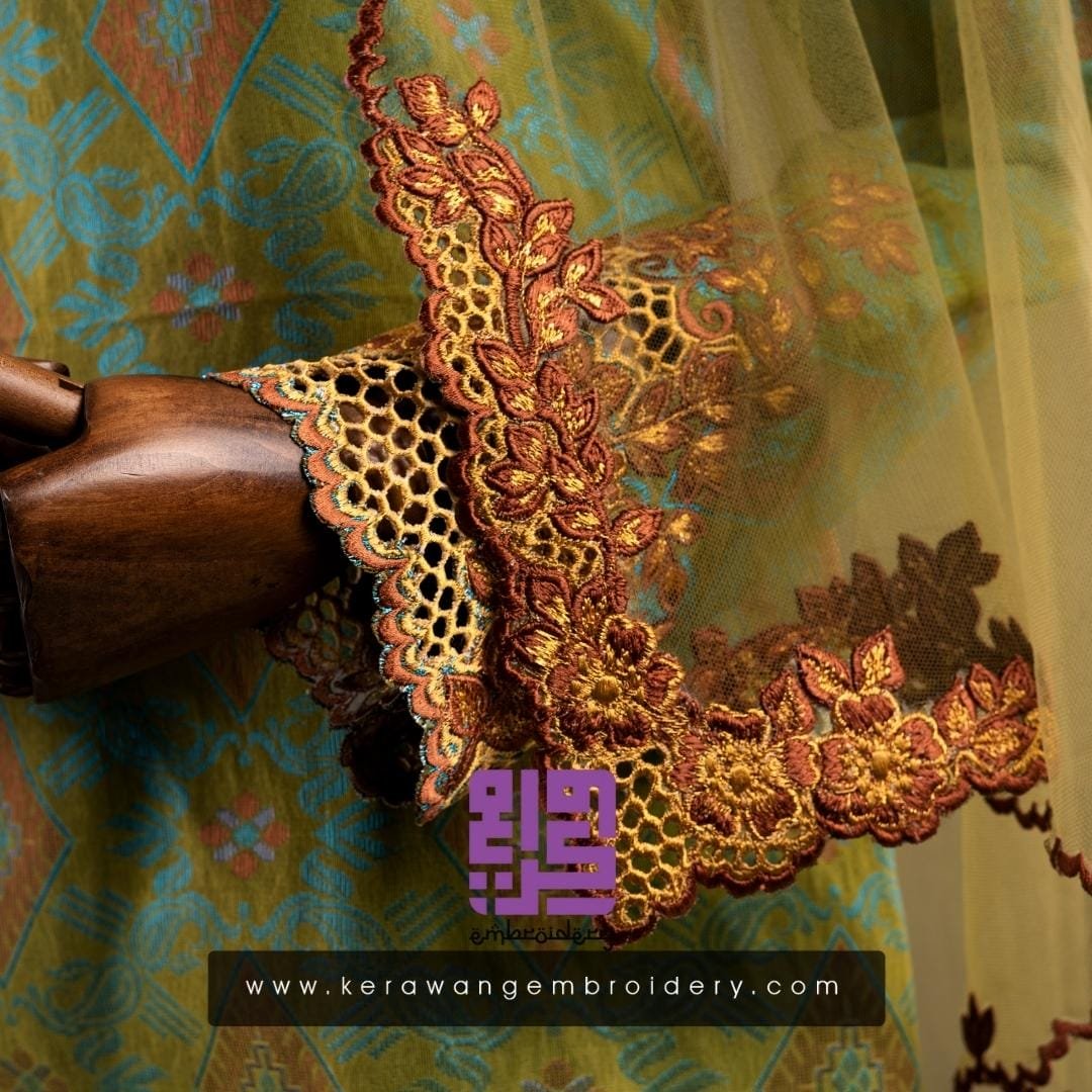 Tempahan Jahit Sulam Kerawang Busana Pengantin 170