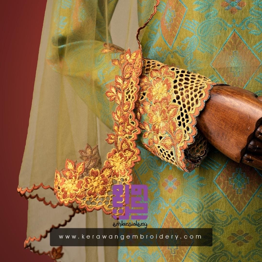Tempahan Jahit Sulam Kerawang Busana Pengantin 171