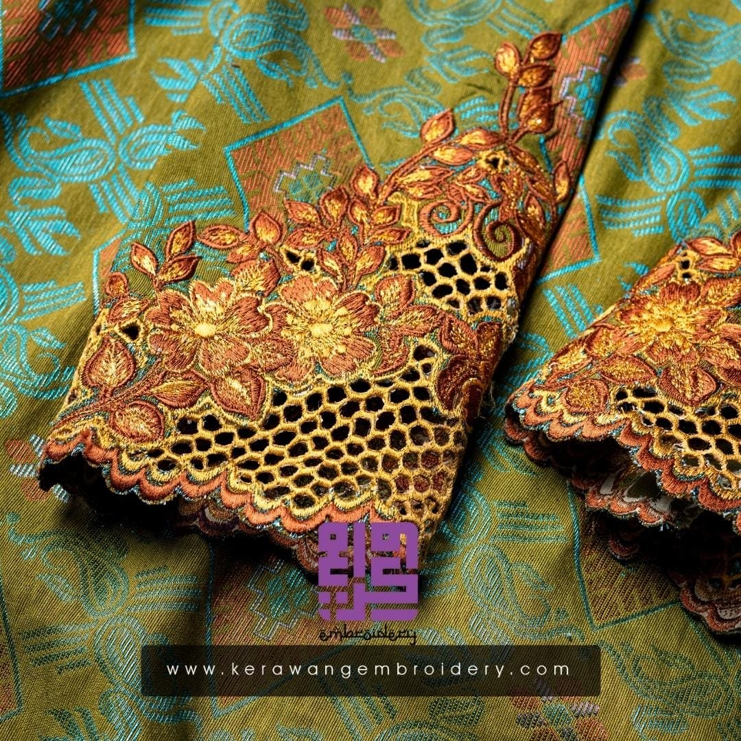 Tempahan Jahit Sulam Kerawang Busana Pengantin 175
