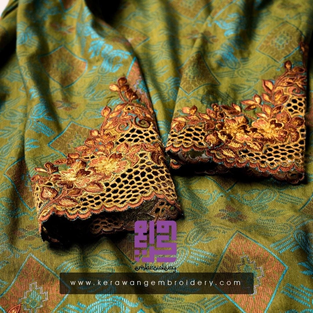 Tempahan Jahit Sulam Kerawang Busana Pengantin 176